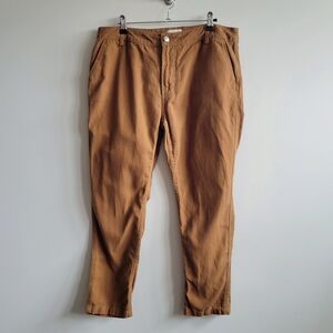 Taylor Stitch Good Acres Womens Pants In Chestnut